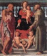 Jacopo Pontormo Madonna and Child with Two Saints oil on canvas